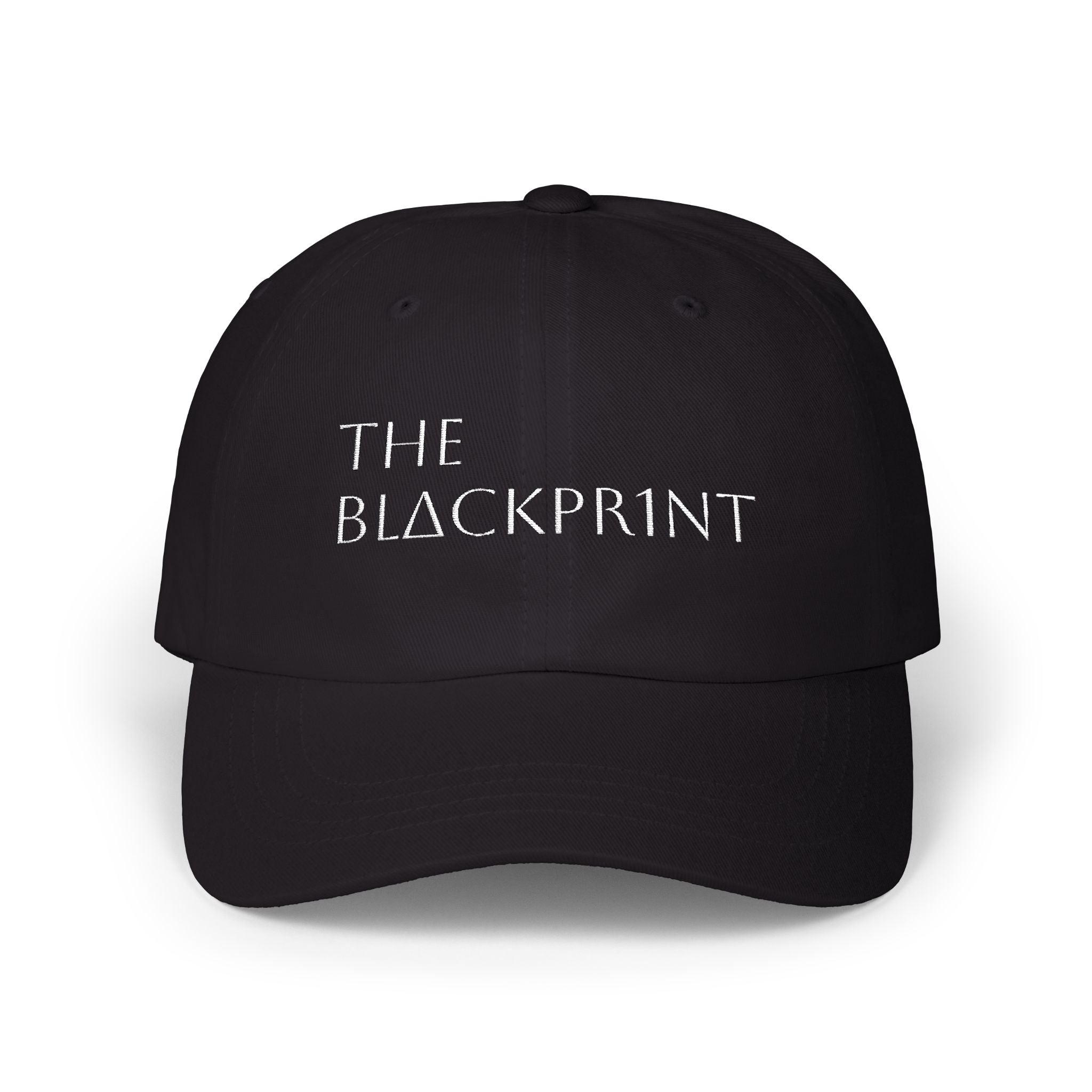 "The BlΔckpr1nt" Embroidered Baseball Hat