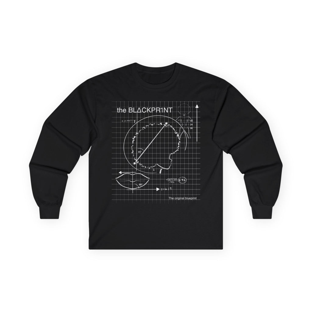 The BlΔckpr1nt Blueprint Long Sleeve - Afro Girl