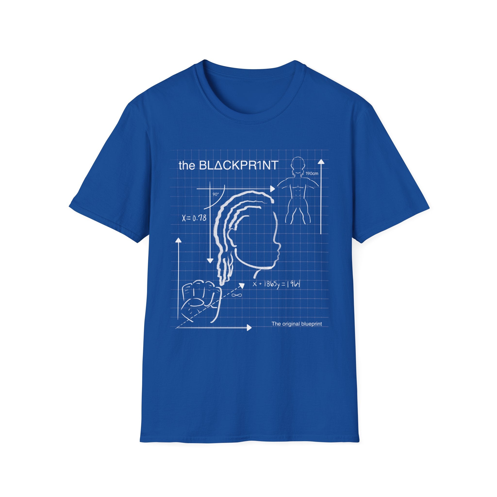 The Blackprint Blueprint T-shirt Man with Braids