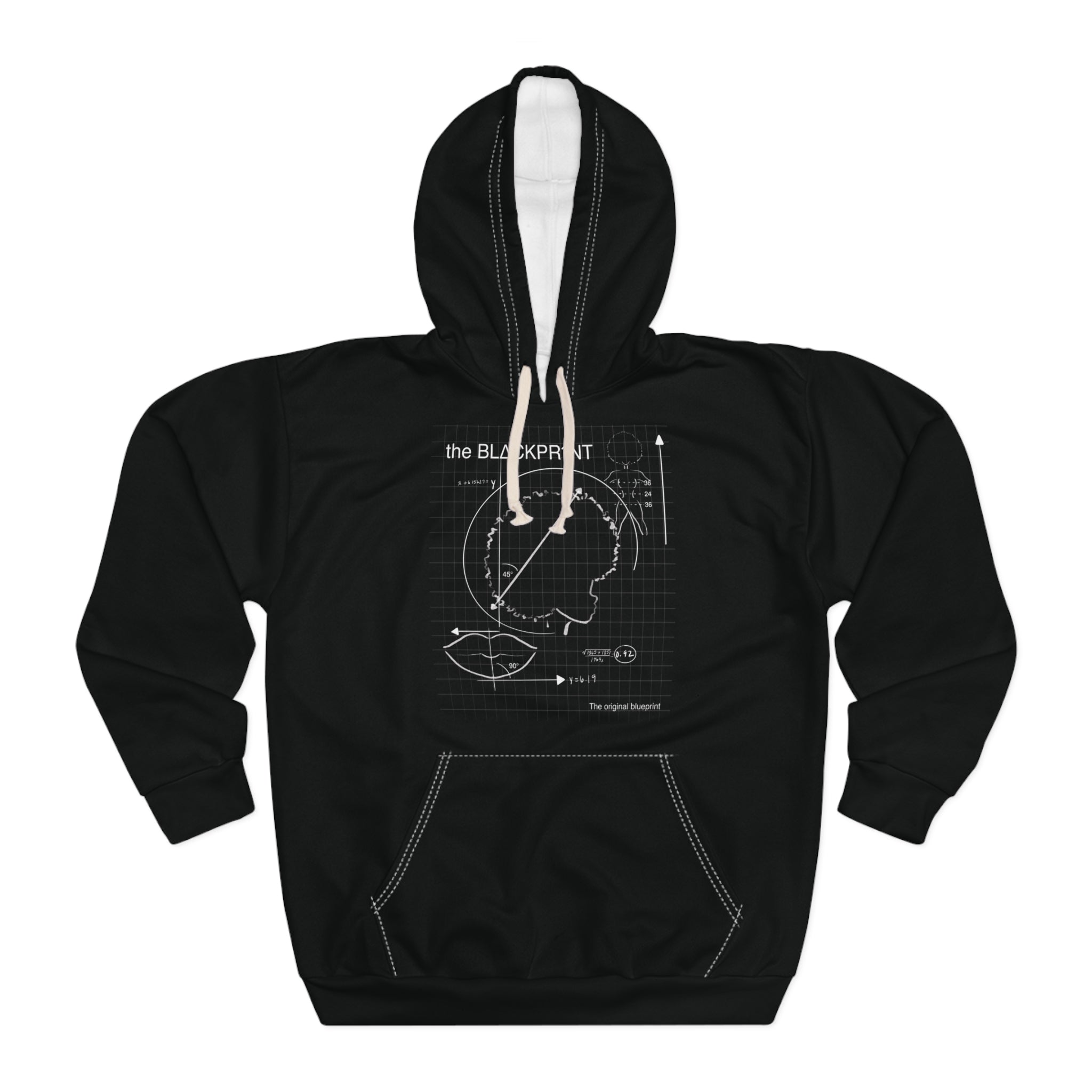 BlΔckpr1nt hoodie - Afro Girl