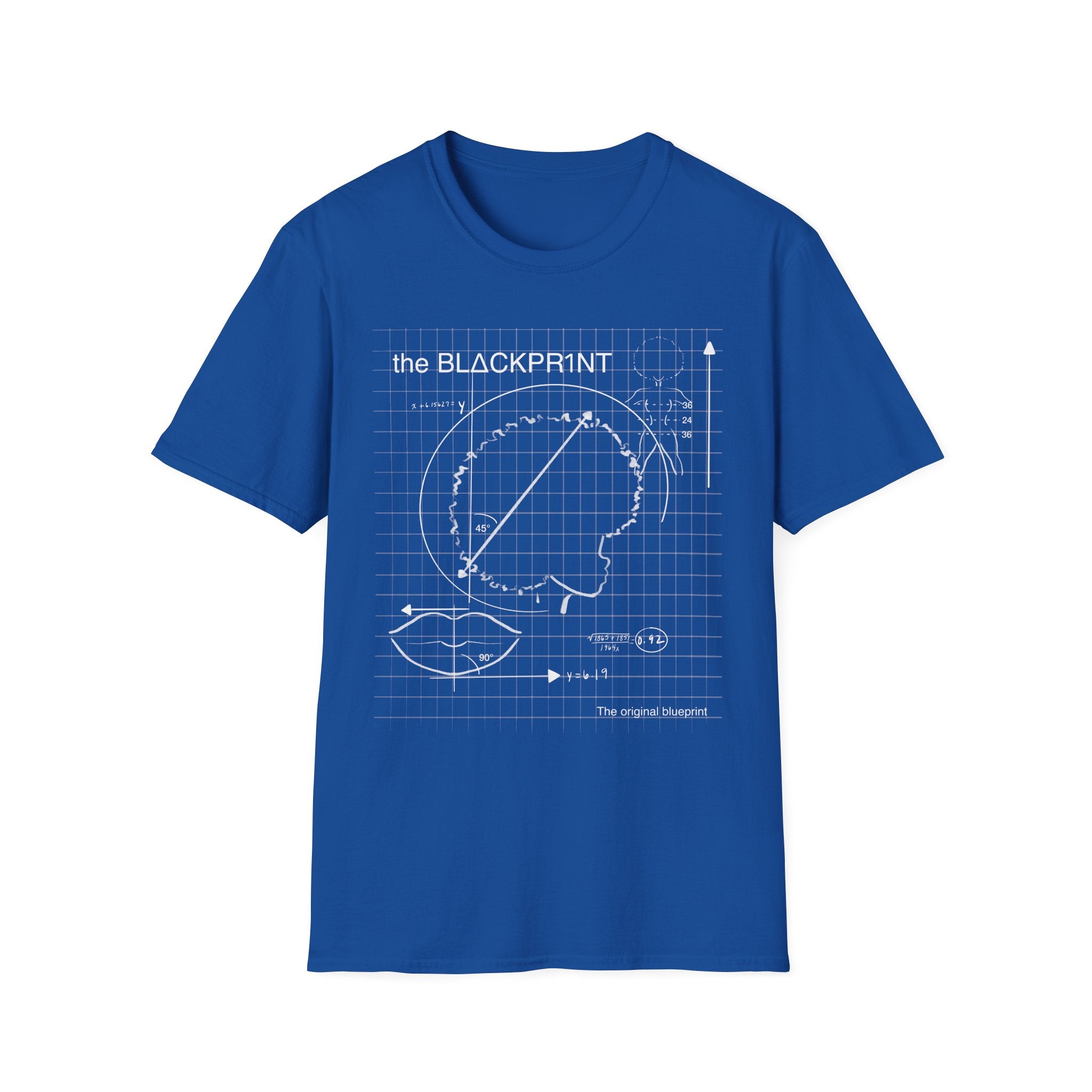 The BlΔckprint Blueprint T-Shirt Afro Girl
