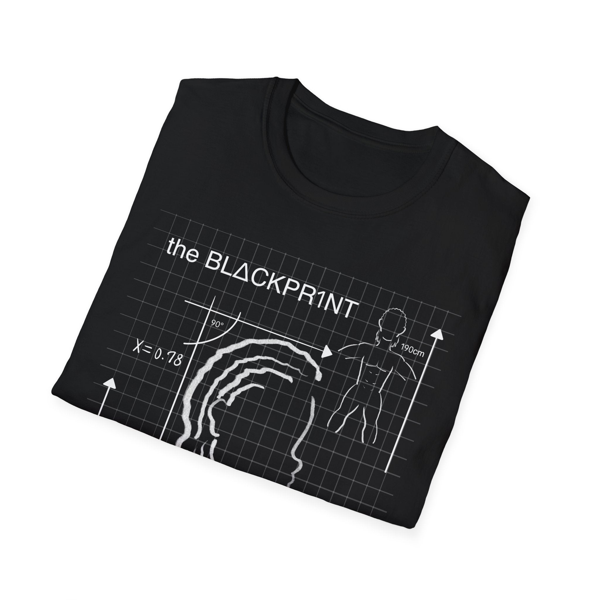 The Blackprint Blueprint T-shirt Man with Braids